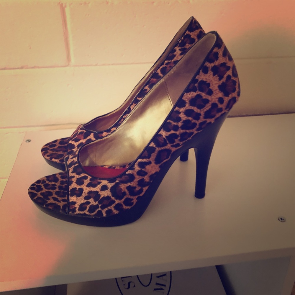 JLo leopard heels